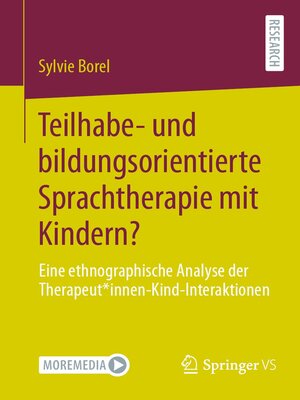 cover image of Teilhabe- und bildungsorientierte Sprachtherapie mit Kindern?